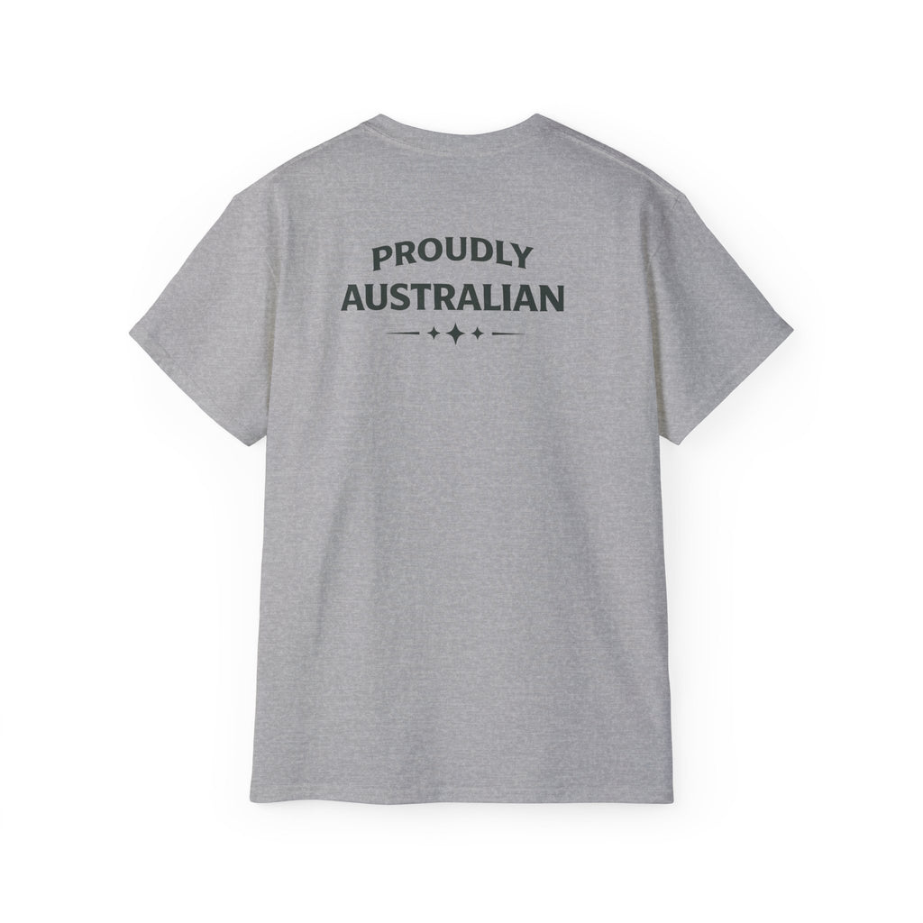 Proudly Australian – Green & Gold Heavy Tee