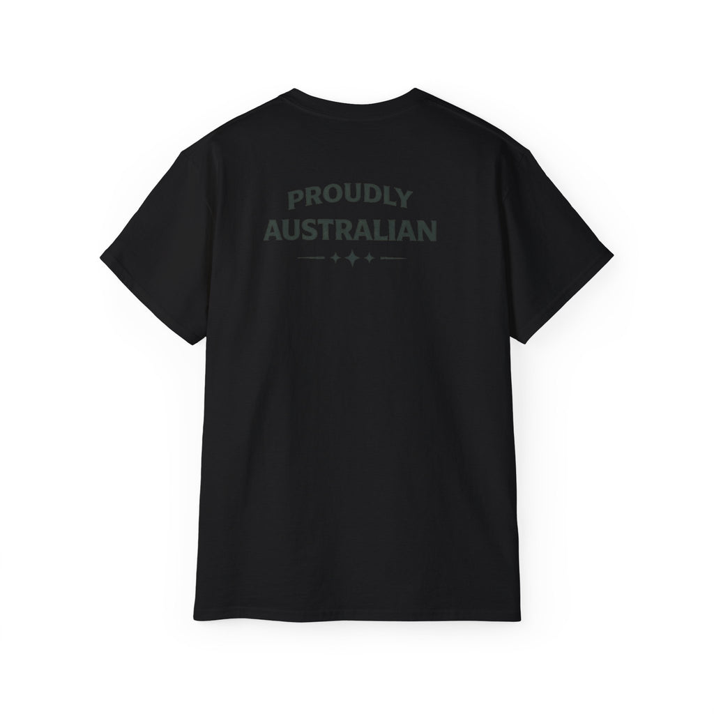 Proudly Australian – Green & Gold Heavy Tee