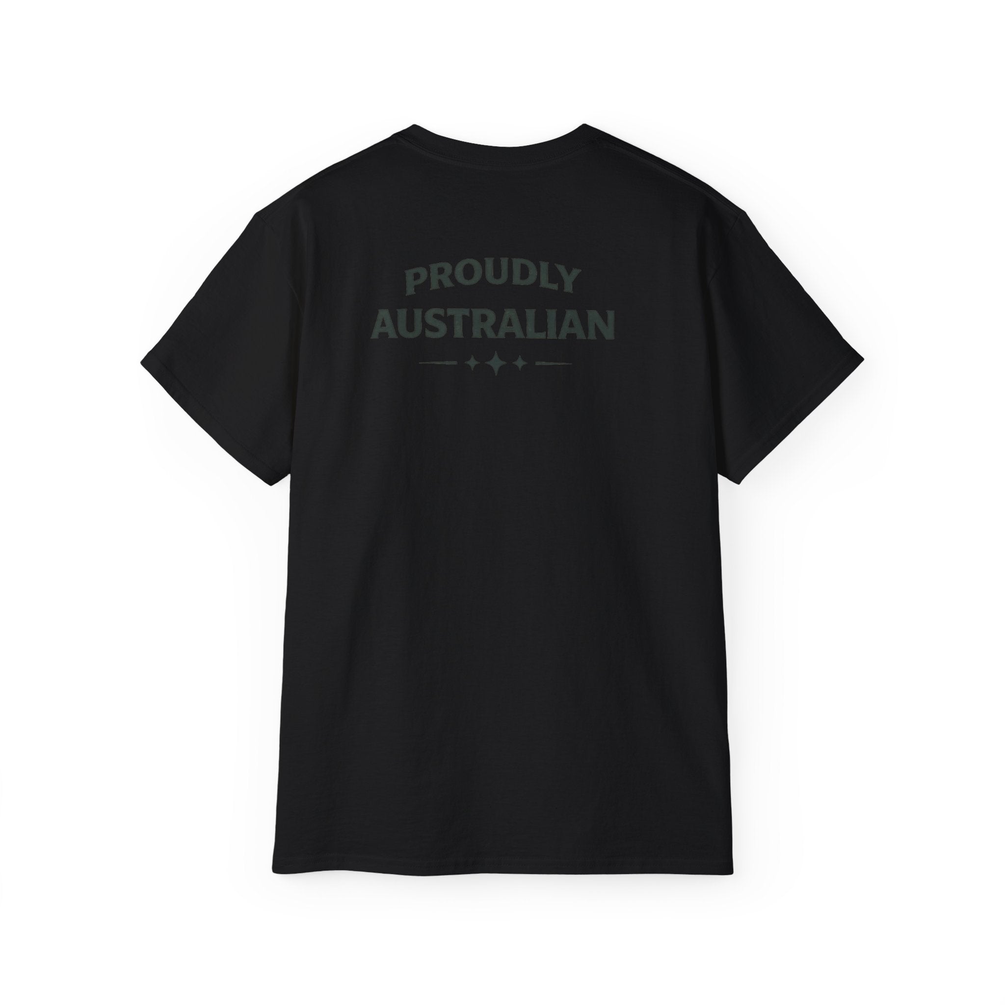 Proudly Australian – Green & Gold Heavy Tee