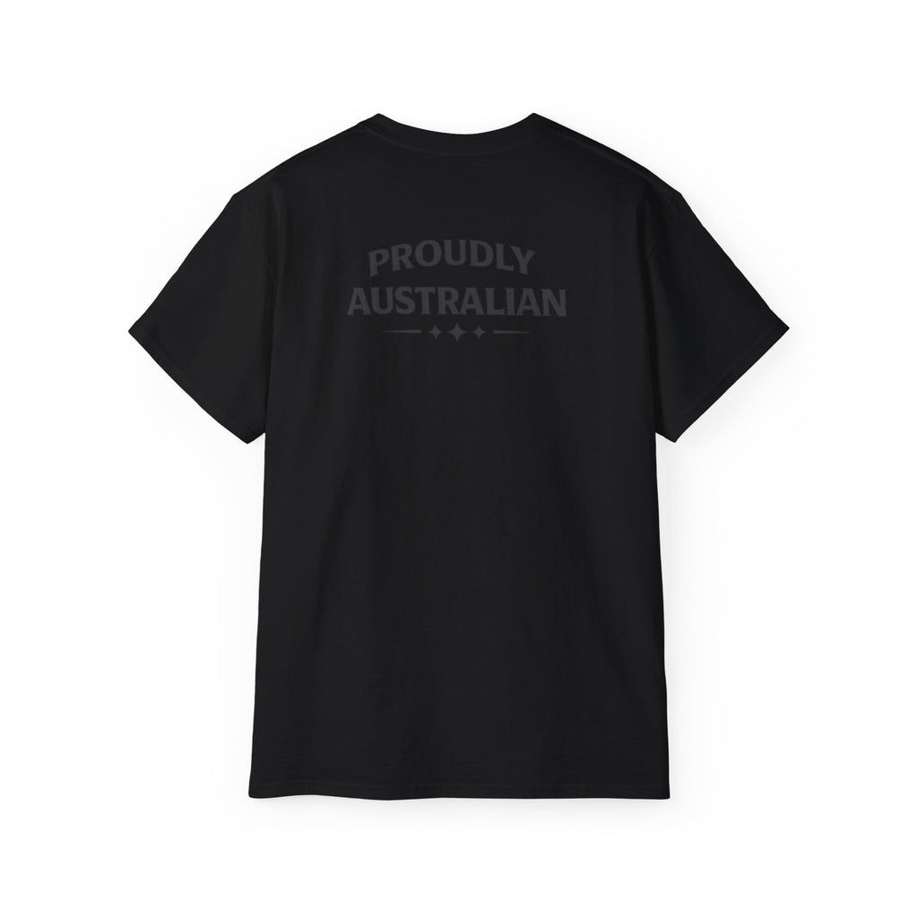 Proudly Australian – Black Edition Heavy Tee