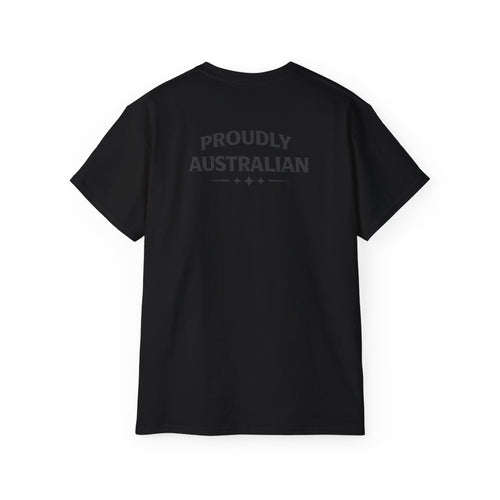 Proudly Australian – Black Edition Heavy Tee